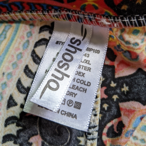 Retro 70's Patterned Pants - Picture 6 of 7